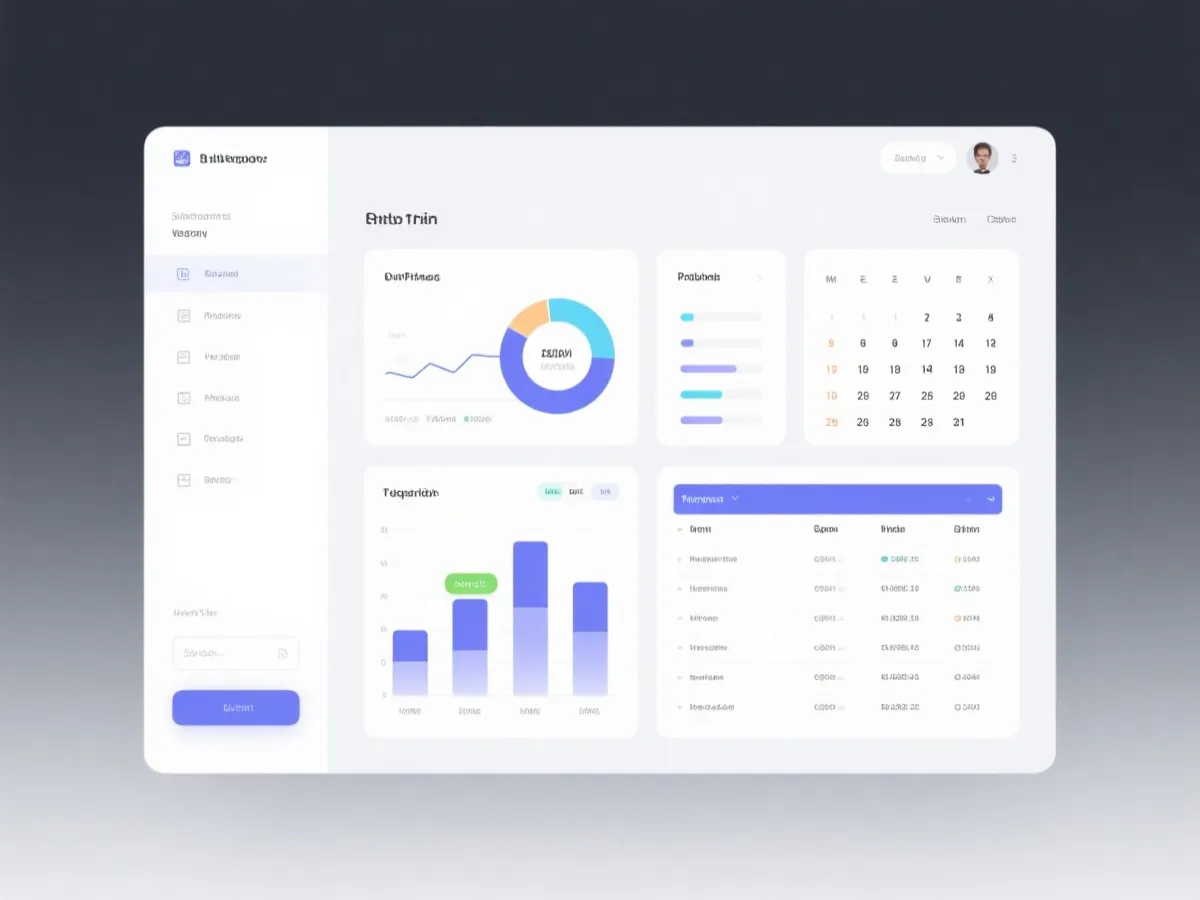 数据与日历示意图